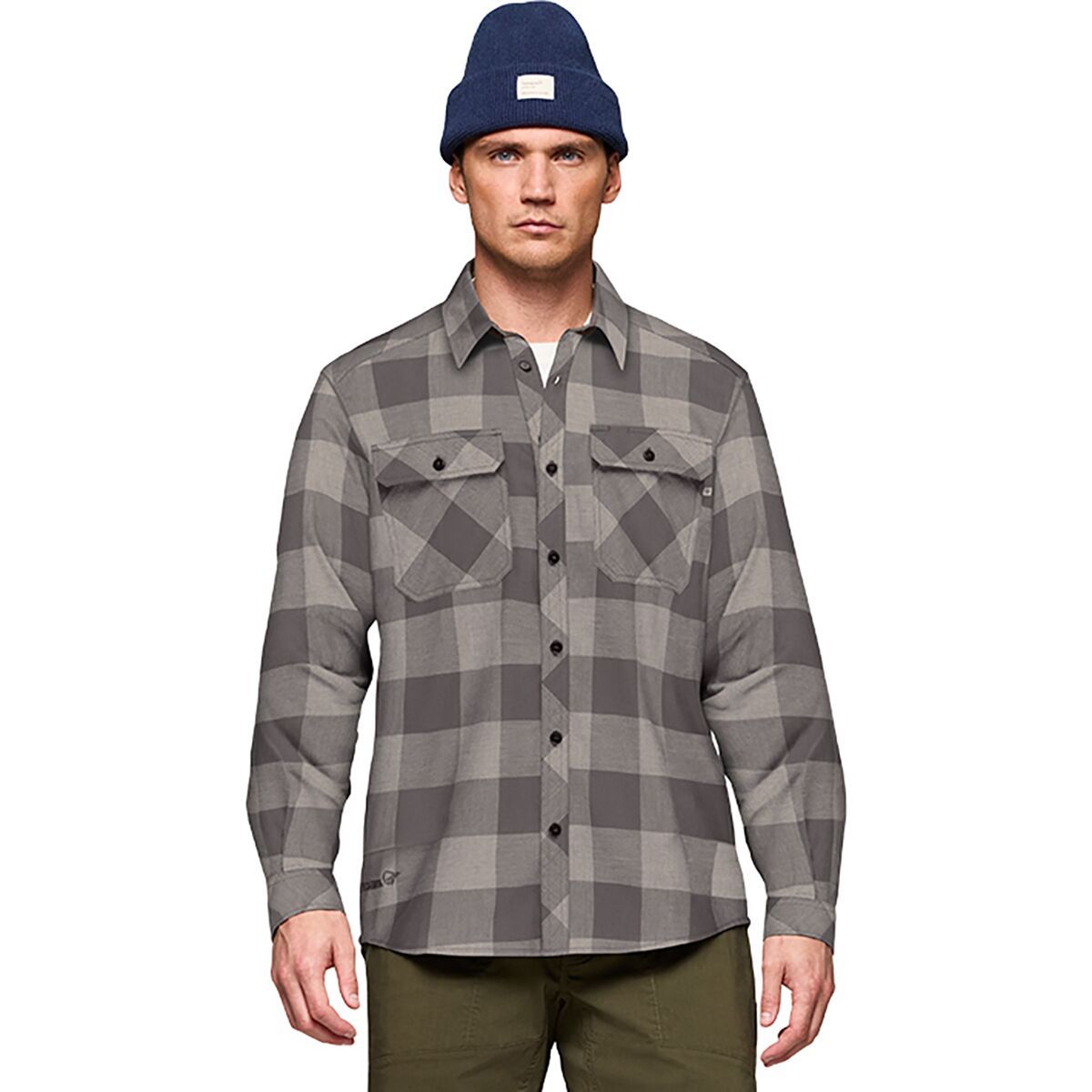 Image of Norrona Femund Flannel Lightweight Shirt - Men's Winter Twig, L