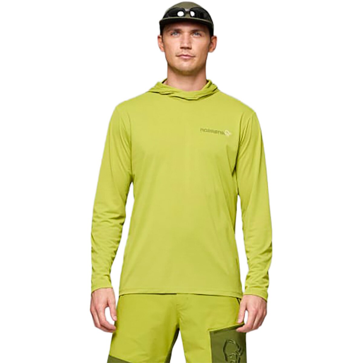 Image of Norrona Femund Tech Hooded Jacket - Men's Golden Lime, L