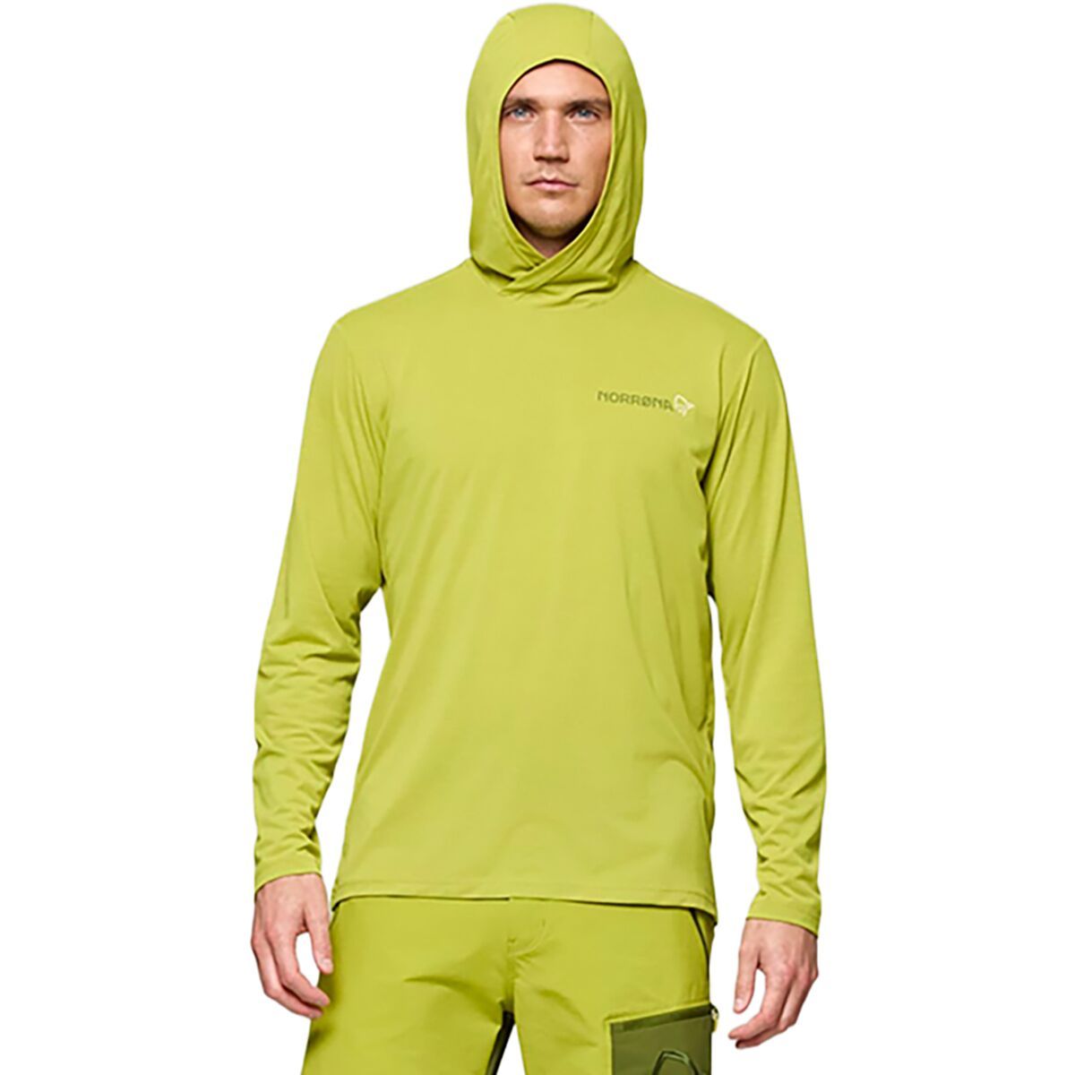 Image of Norrona Femund Tech Hooded Jacket - Men's Golden Lime, L