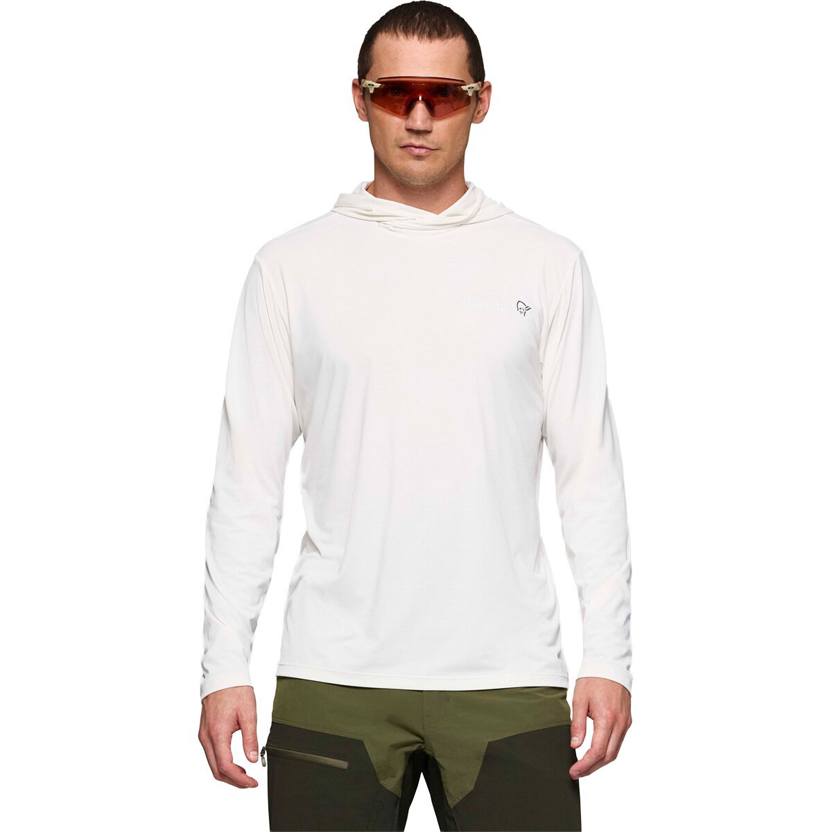 Image of Norrona Femund Tech Hooded Jacket - Men's Snow White, M