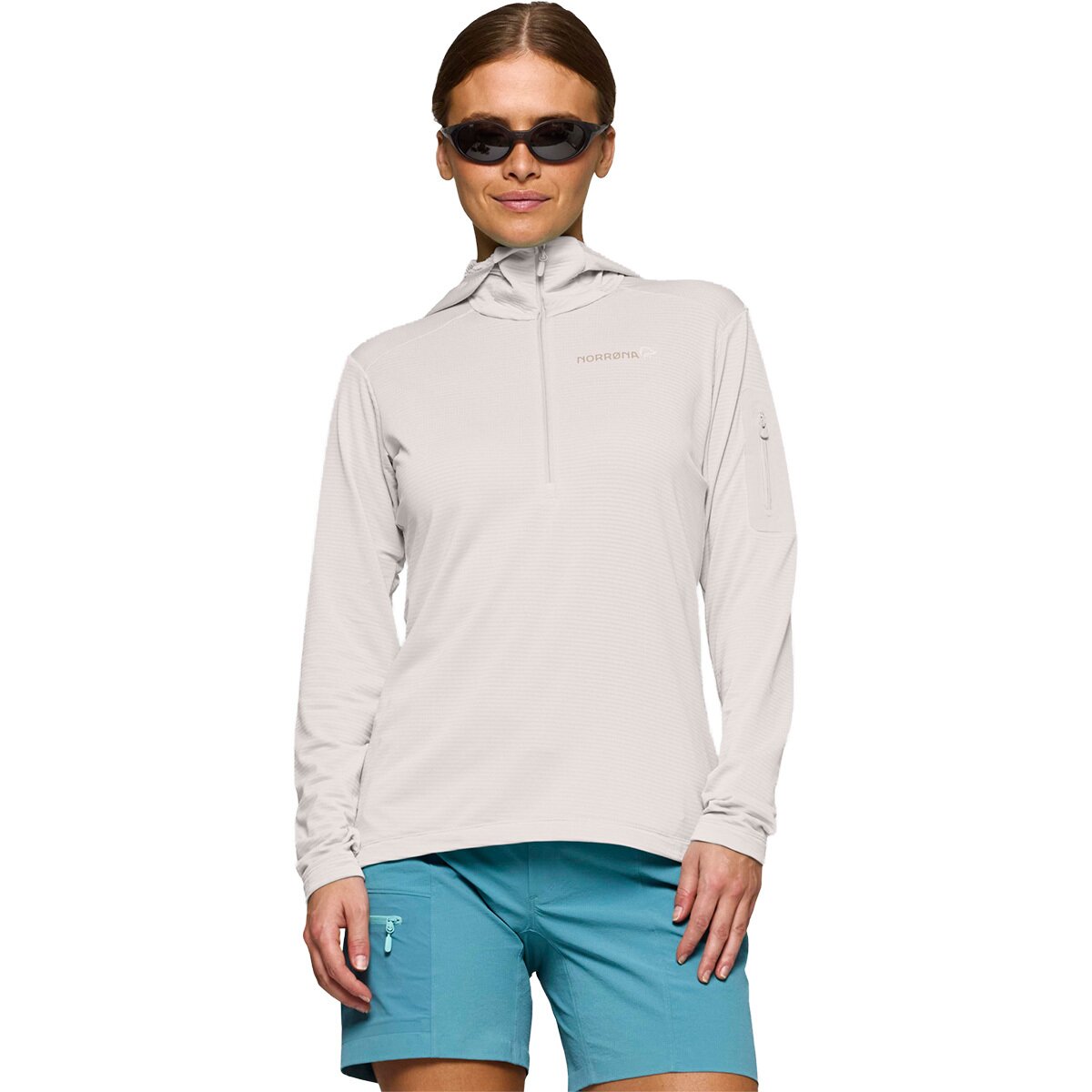 Image of Norrona Falketind Warm1 Hood - Women's Oatmeal, L
