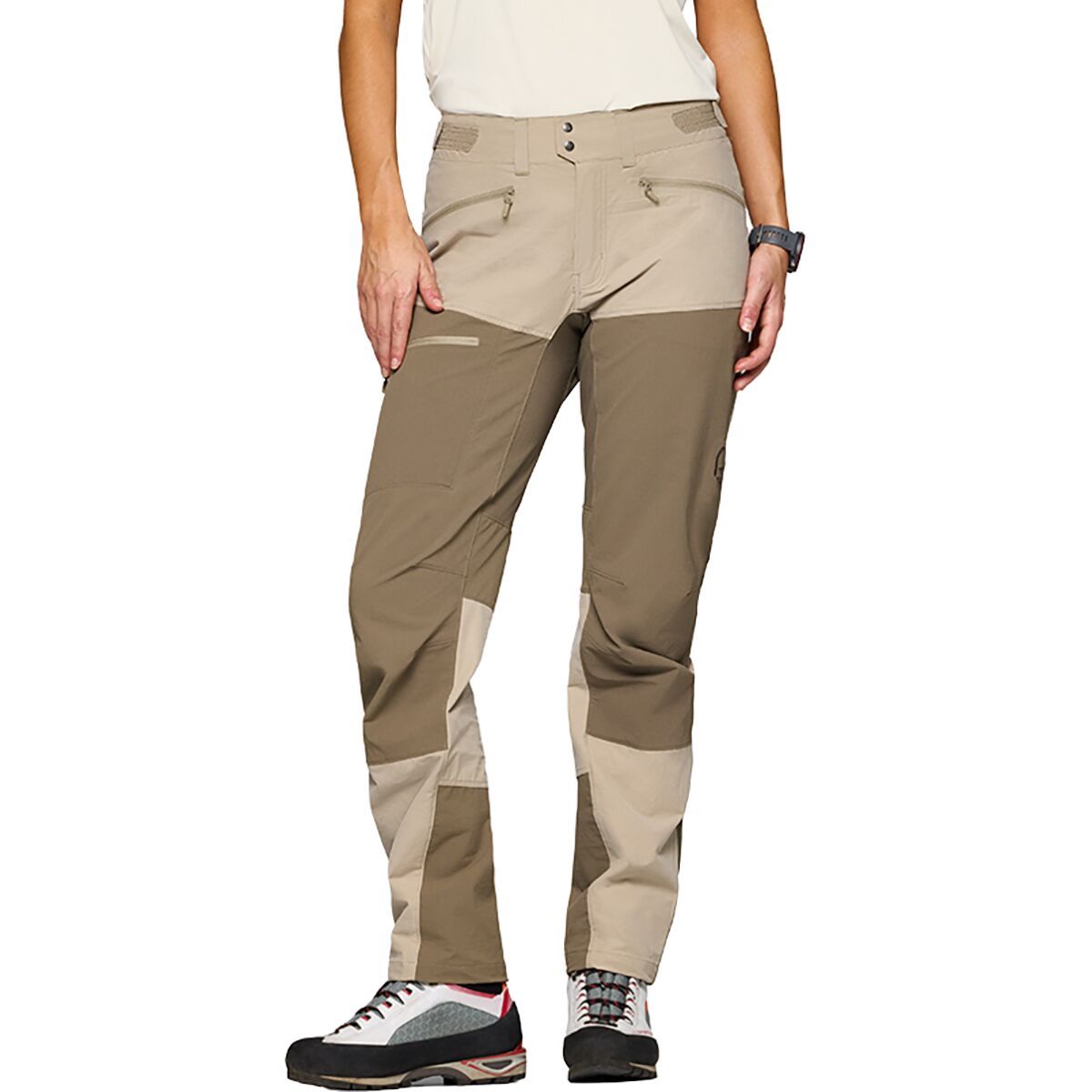 Image of Norrona Femund Cotton Flex1 Light Pant - Women's Winter Twig/Bungee cord, S