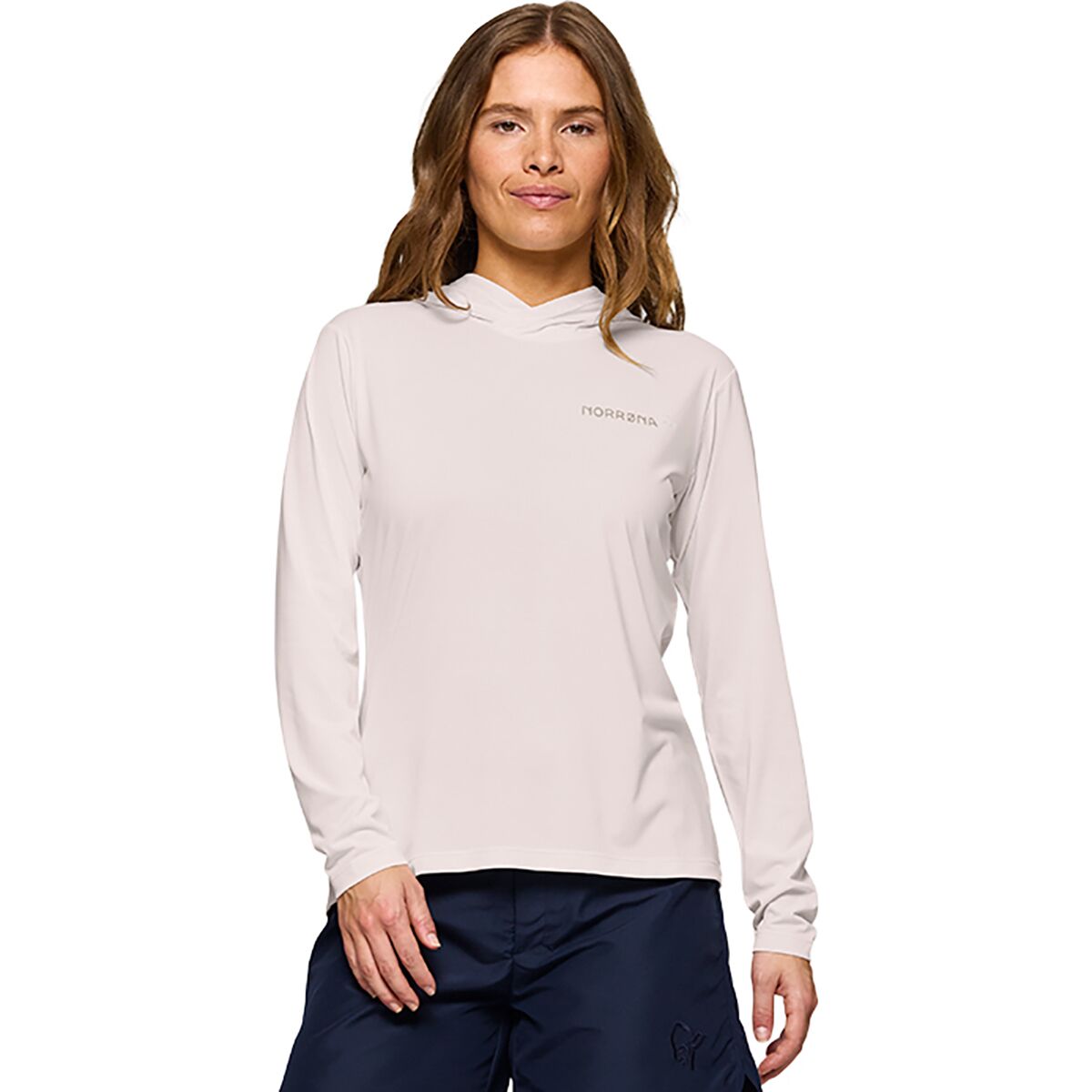 Image of Norrona Femund Tech Hooded Top - Women's Oatmeal, L