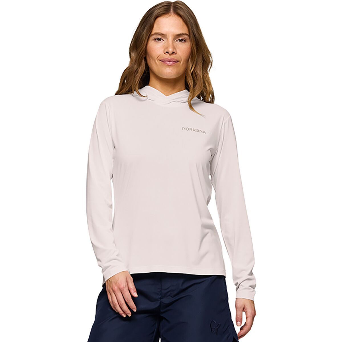 Image of Norrona Femund Tech Hooded Top - Women's Oatmeal, L