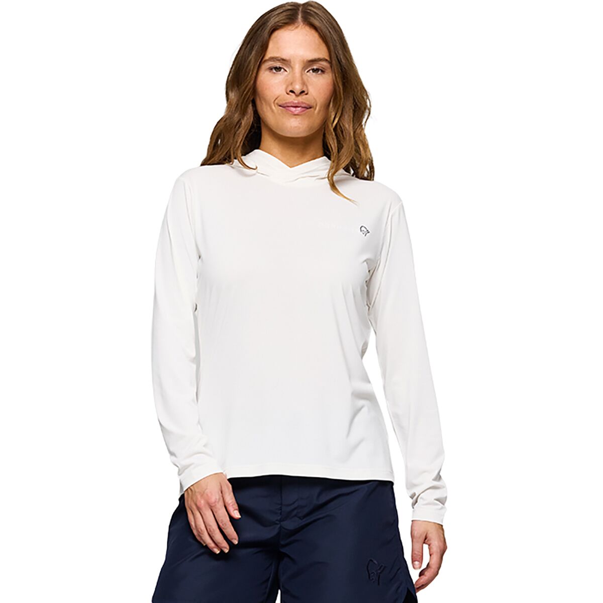 Image of Norrona Femund Tech Hooded Top - Women's Snow White, L