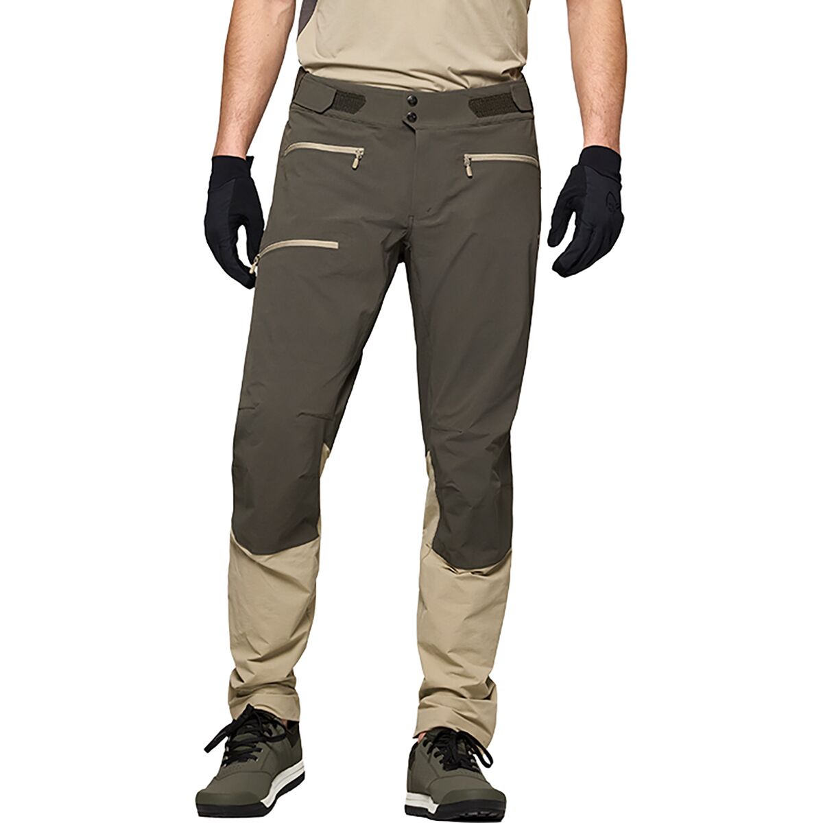 Image of Norrona Fjora Flex1 Pants - Men's Beluga/Winter Twig, M