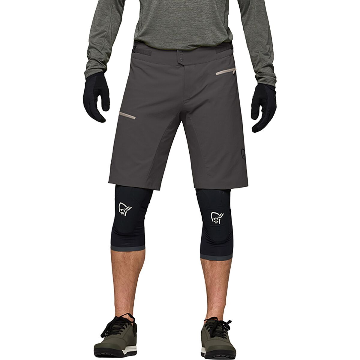 Image of Norrona Fjora Flex1 Short - Men's Beluga, XL