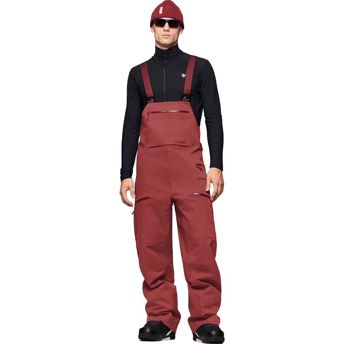 Image of Norrona Tamok Dri3 Bib Pant - Men's Port, XL