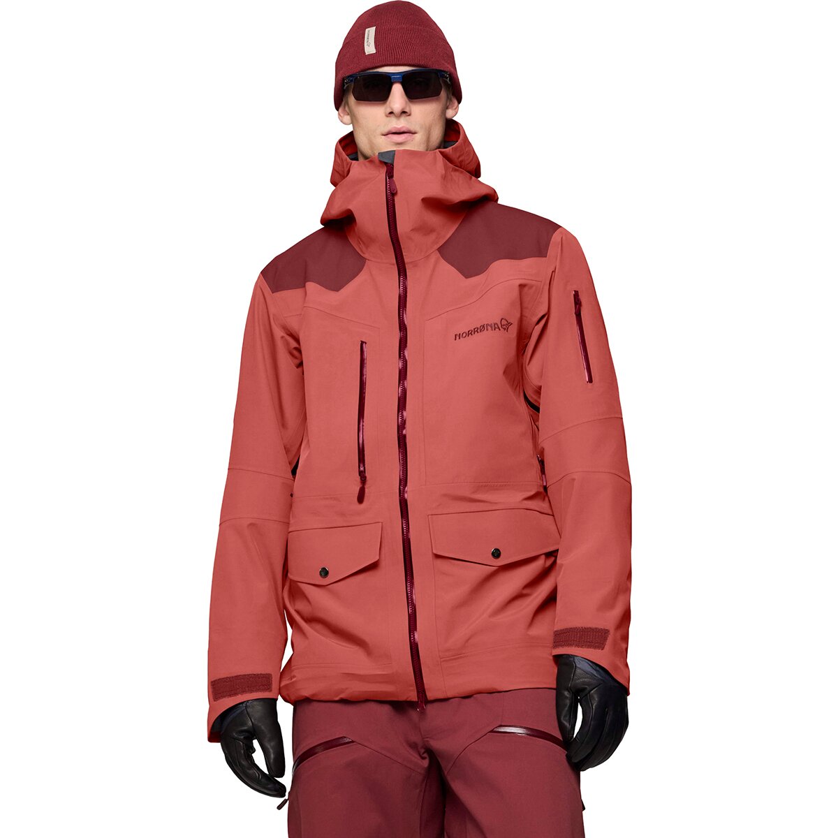 Image of Norrona Tamok Dri3 Jacket - Men's Cowhide/Port, S