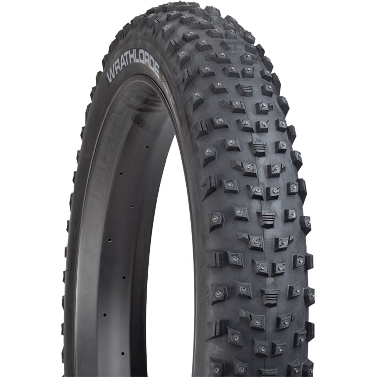 Image of 45NRTH Wrathlorde Studded Fatbike Tubeless Tire - 26in Black, 120tpi, 300 XL Studs, 26x4.2