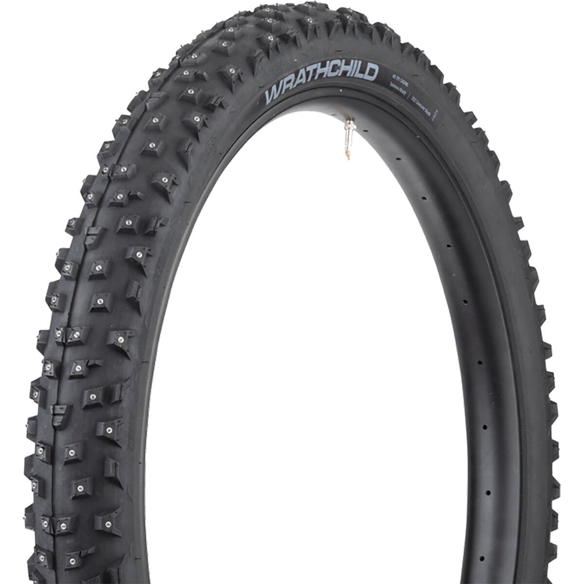 Image of 45NRTH Wrathchild Studded Tubeless Tire - 27.5 Plus Black, 60tpi, 252 Concave Carbide Studs, 27.5x3