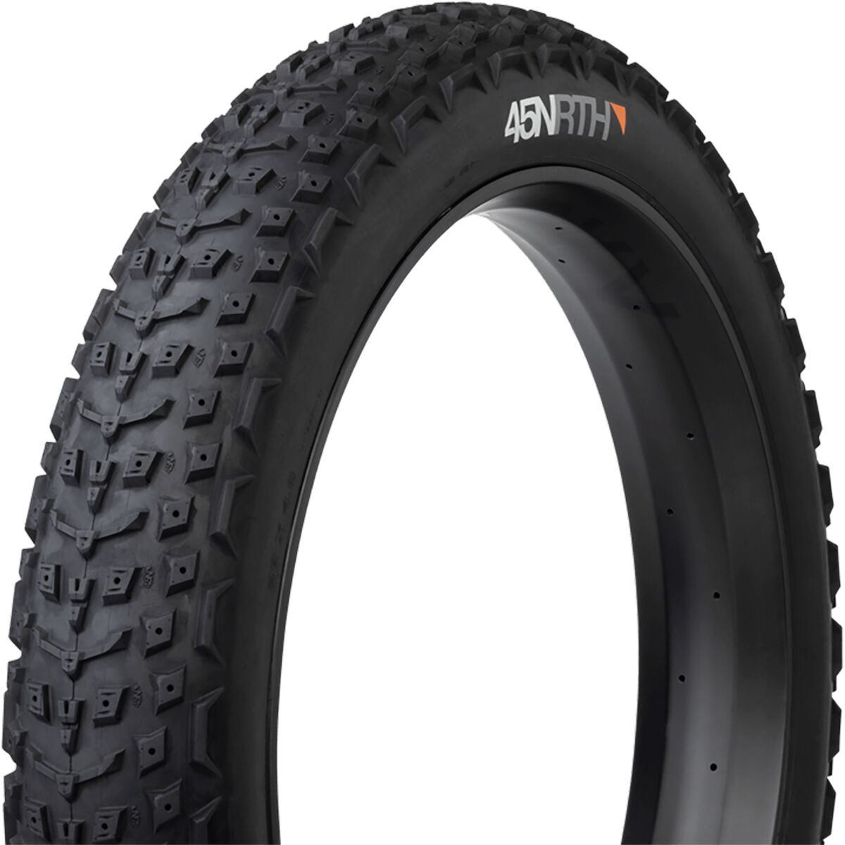 Image of 45NRTH Dillinger 5 Studded Fatbike Tubeless Tire - 27.5in Black, 120tpi, 258 Concave Carbide Studs, 27.5x4.5