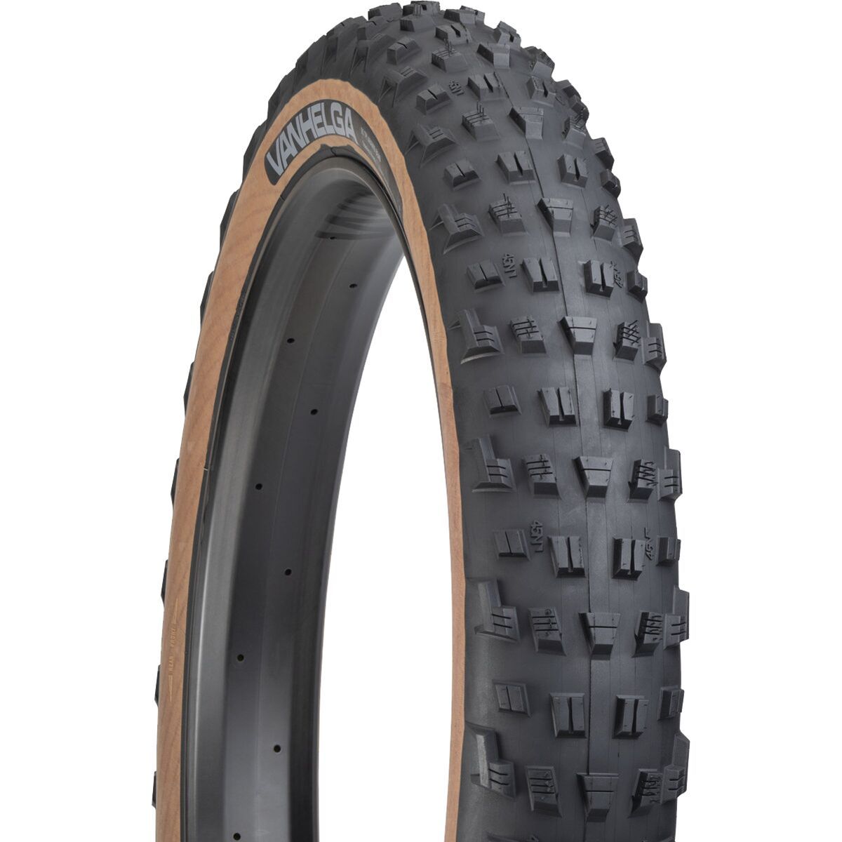 Image of 45NRTH Vanhelga Fatbike Tubeless Tire - 27.5in Tan, 60tpi, 27.5x4.6
