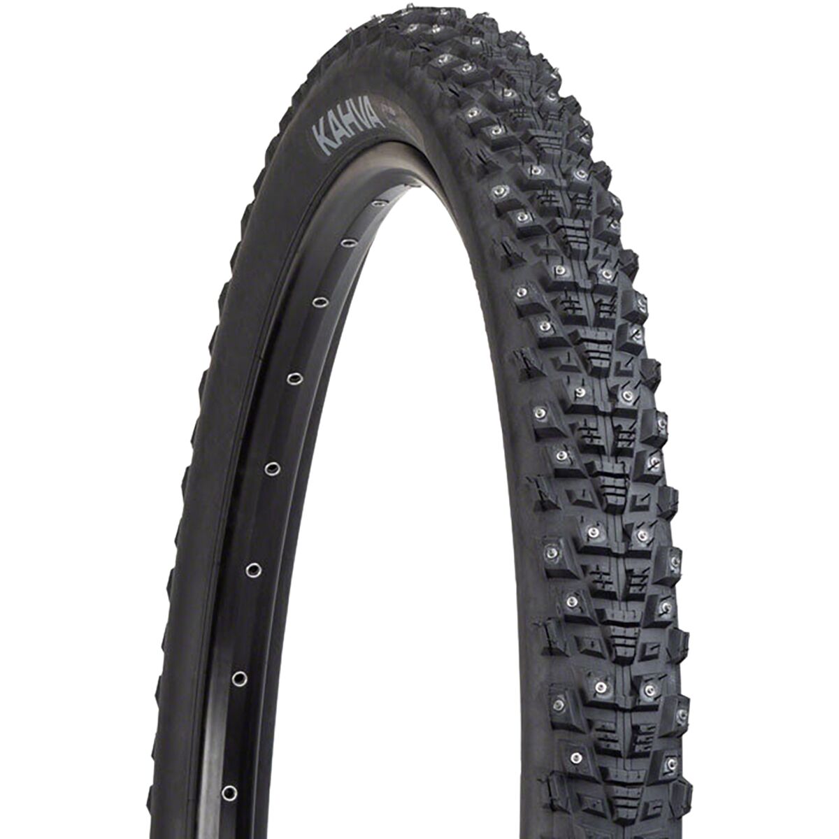 Image of 45NRTH Kahva Studded Tubeless 29in Tire Black, 60tpi, 252 Concave Carbide Studs, 29x2.25