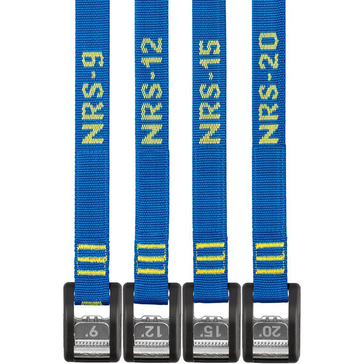 Image of NRS 1in Heavy-Duty Buckle Bumper Straps Iconic Blue, 12ft Pair