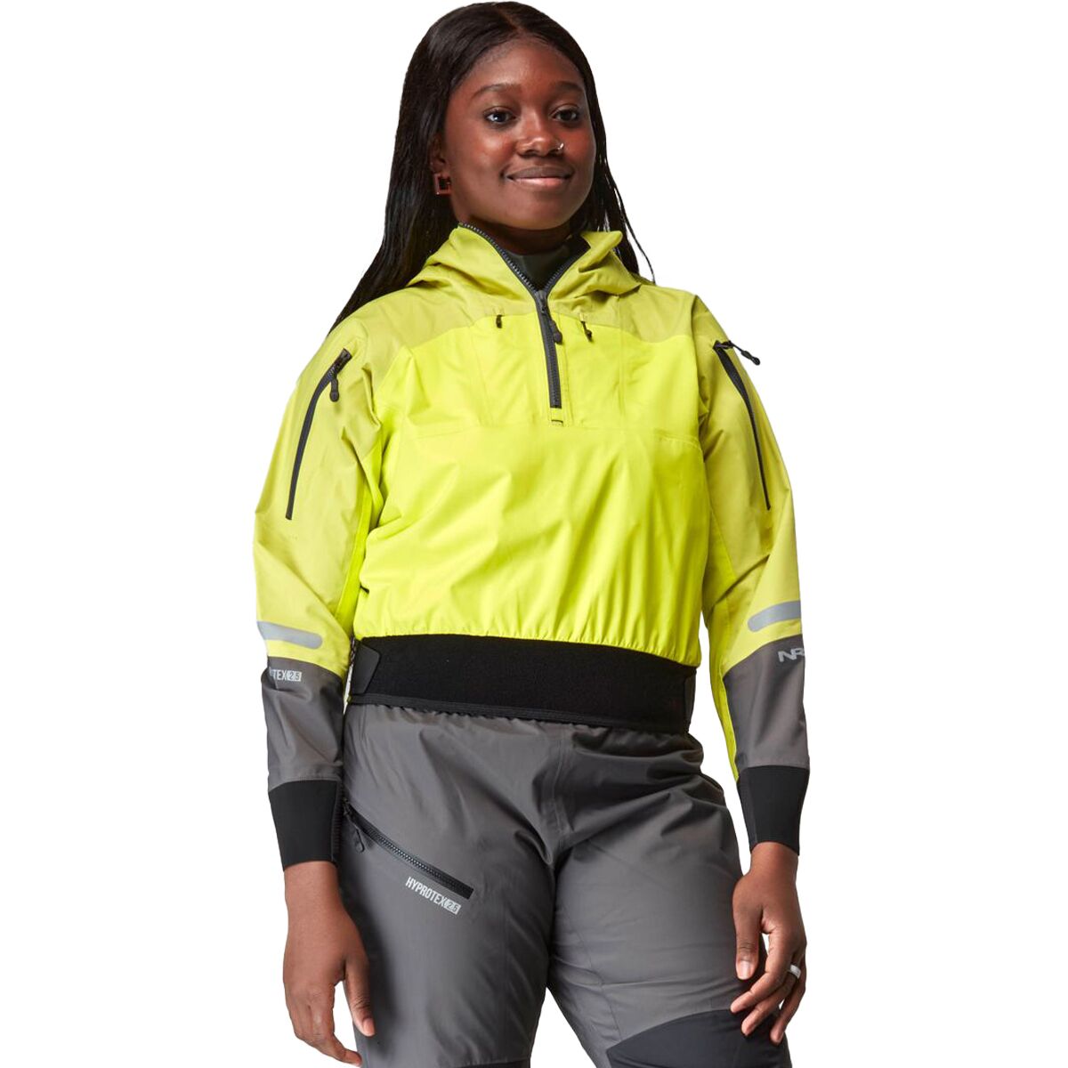 Image of NRS Riptide Splash Jacket - Women's Citrus, L