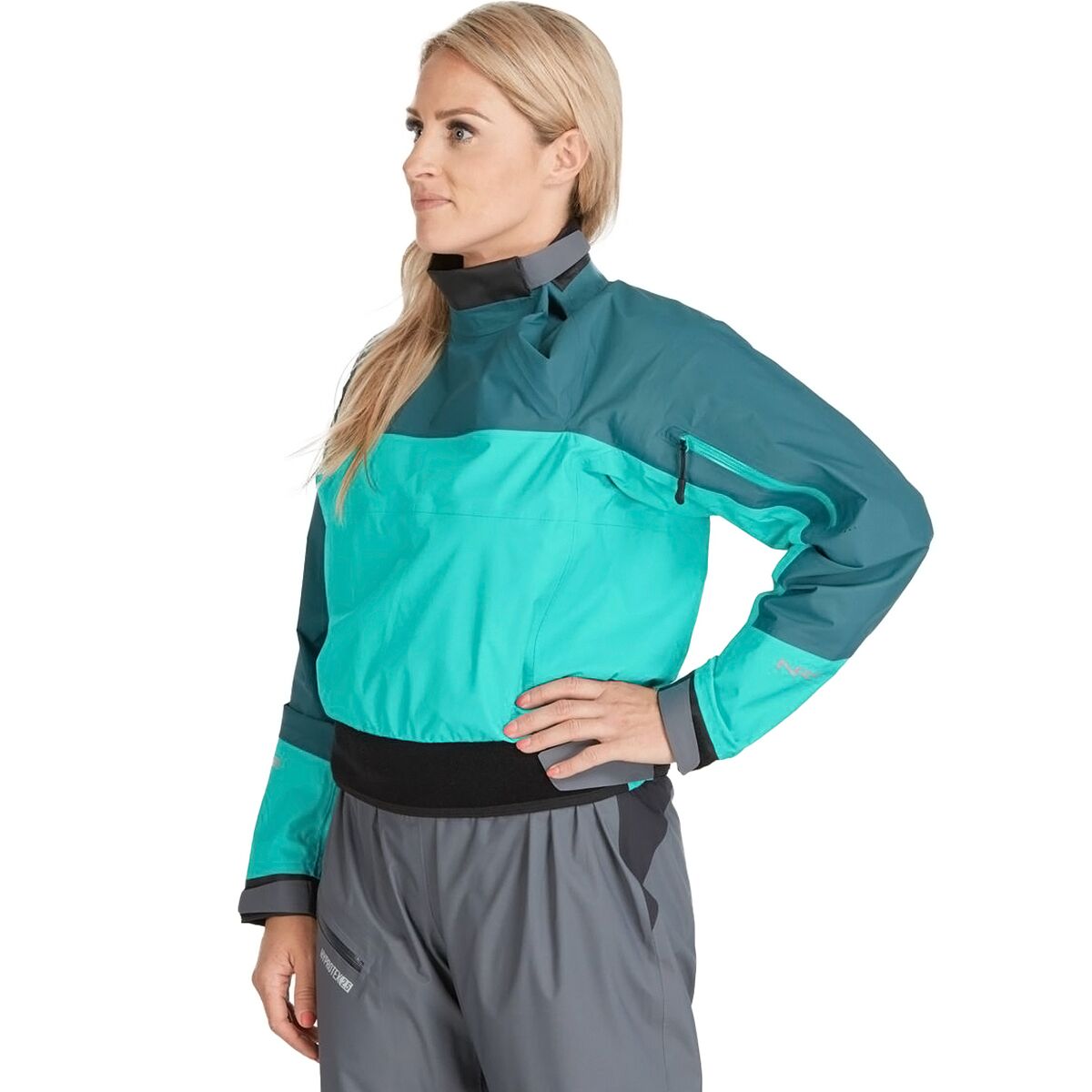 Image of NRS Helium Splash Jacket - Women's Mediterranea/Aqua, XL
