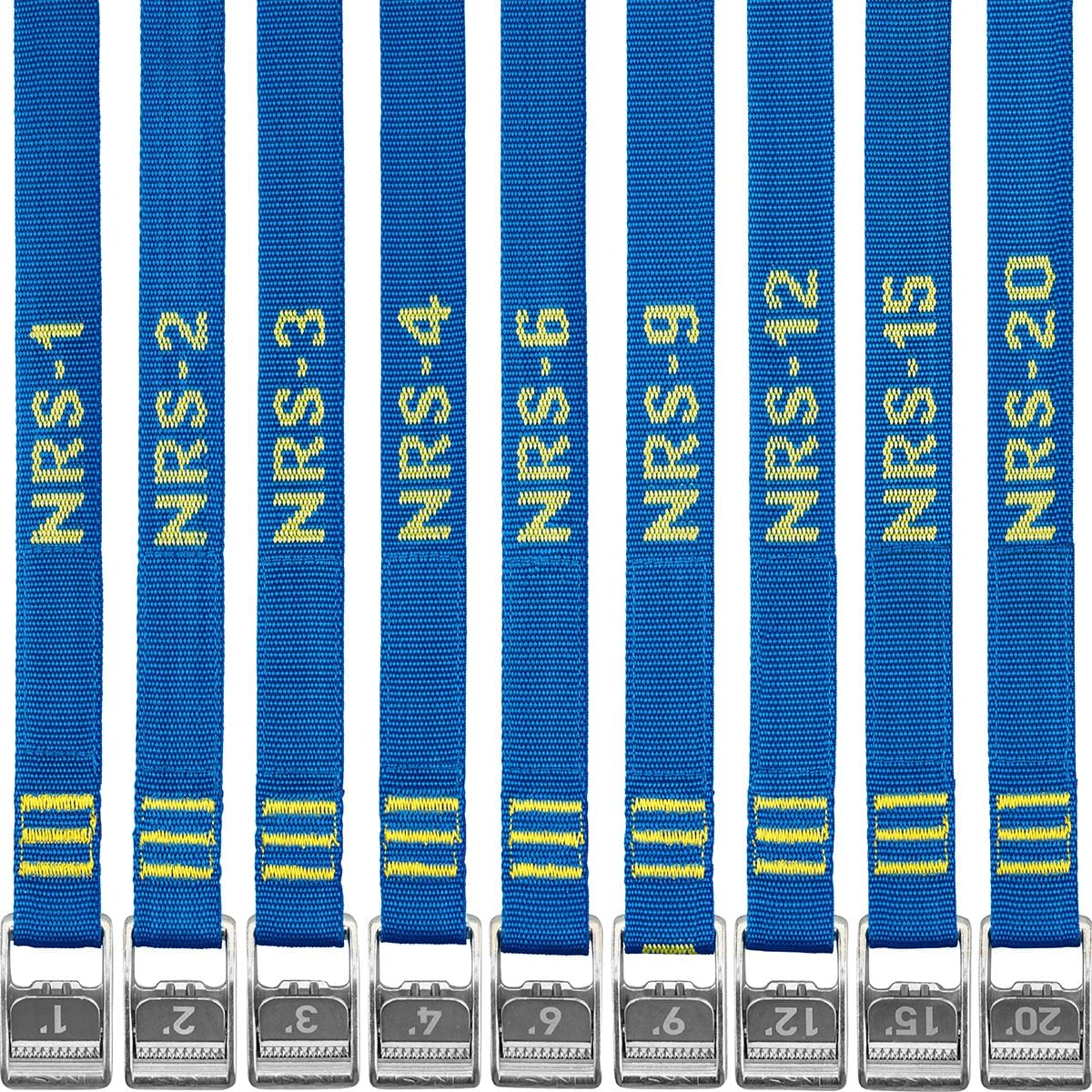 Image of NRS 1in Heavy Duty Tie Down Straps Iconic Blue, 1ft