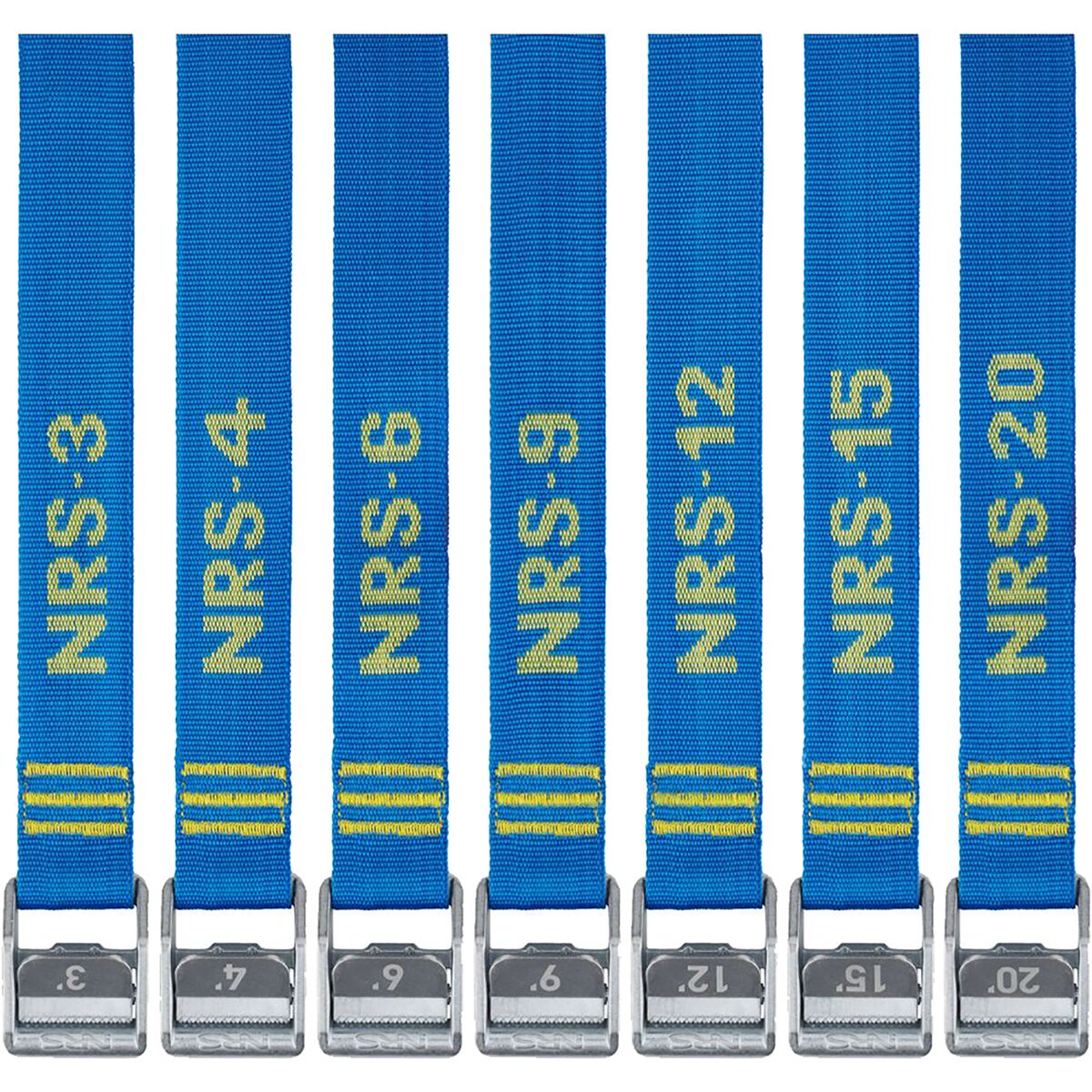 NRS NRS 1.5in Heavy-Duty Tie Down Strap Iconic Blue, 3ft Pair