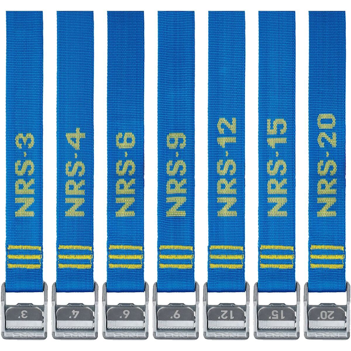 Image of NRS 1.5in Heavy-Duty Tie Down Strap Iconic Blue, 3ft Pair