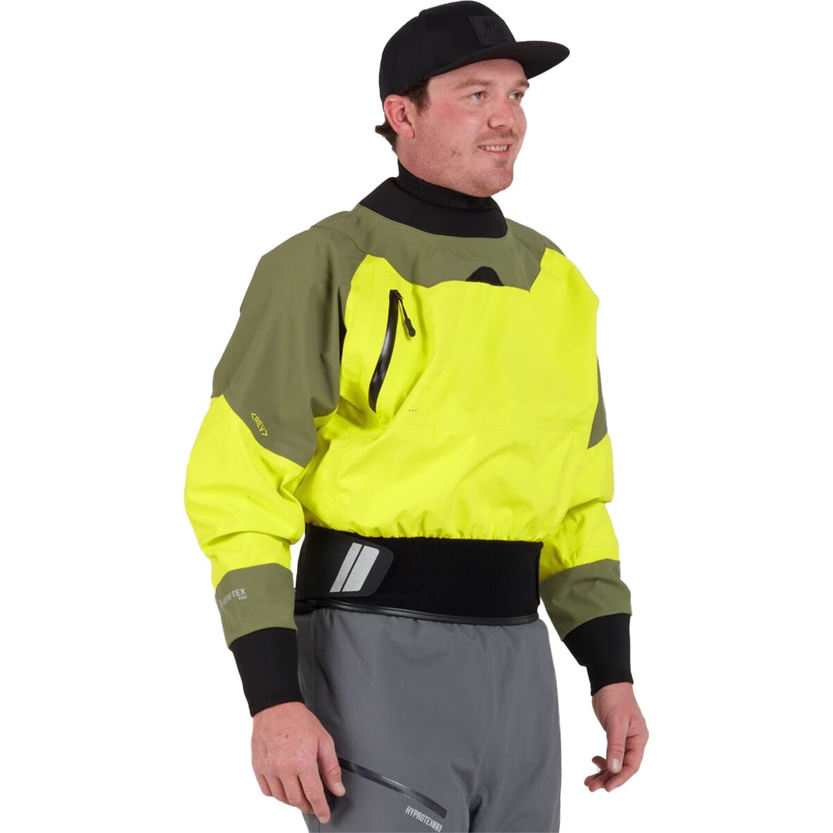 Image of NRS Rev GORE-TEX PRO Dry Top - Men's Chartreuse, XL