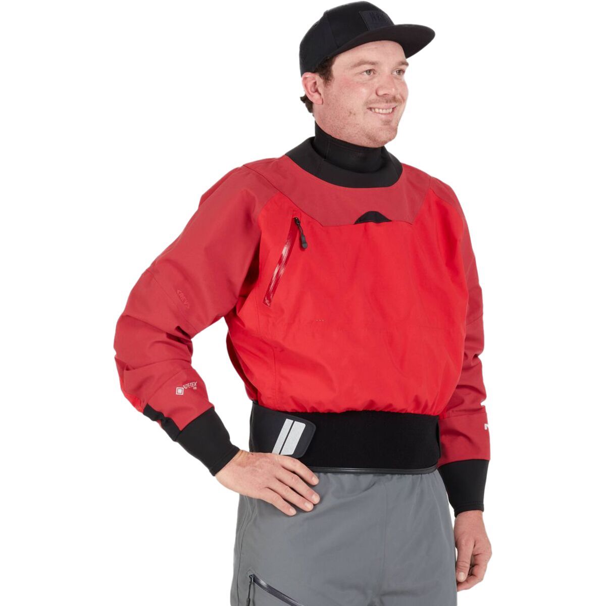Image of NRS Rev GORE-TEX PRO Dry Top - Men's Red, XL