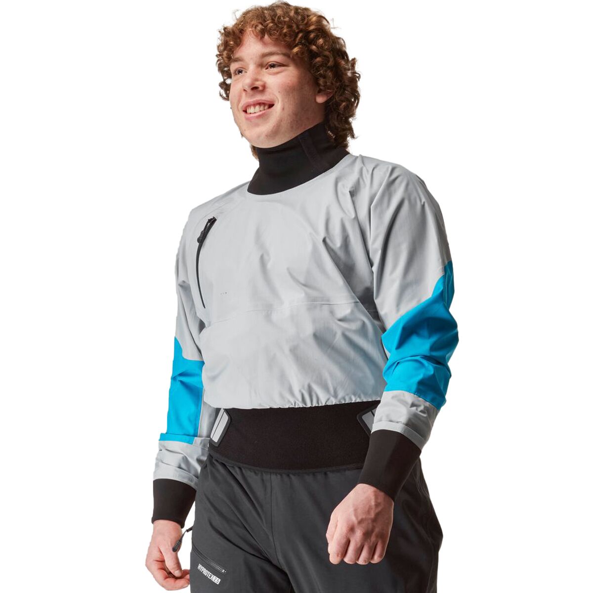 Image of NRS Stratos Comfort-Neck Paddling Jacket - Men's Quarry, M