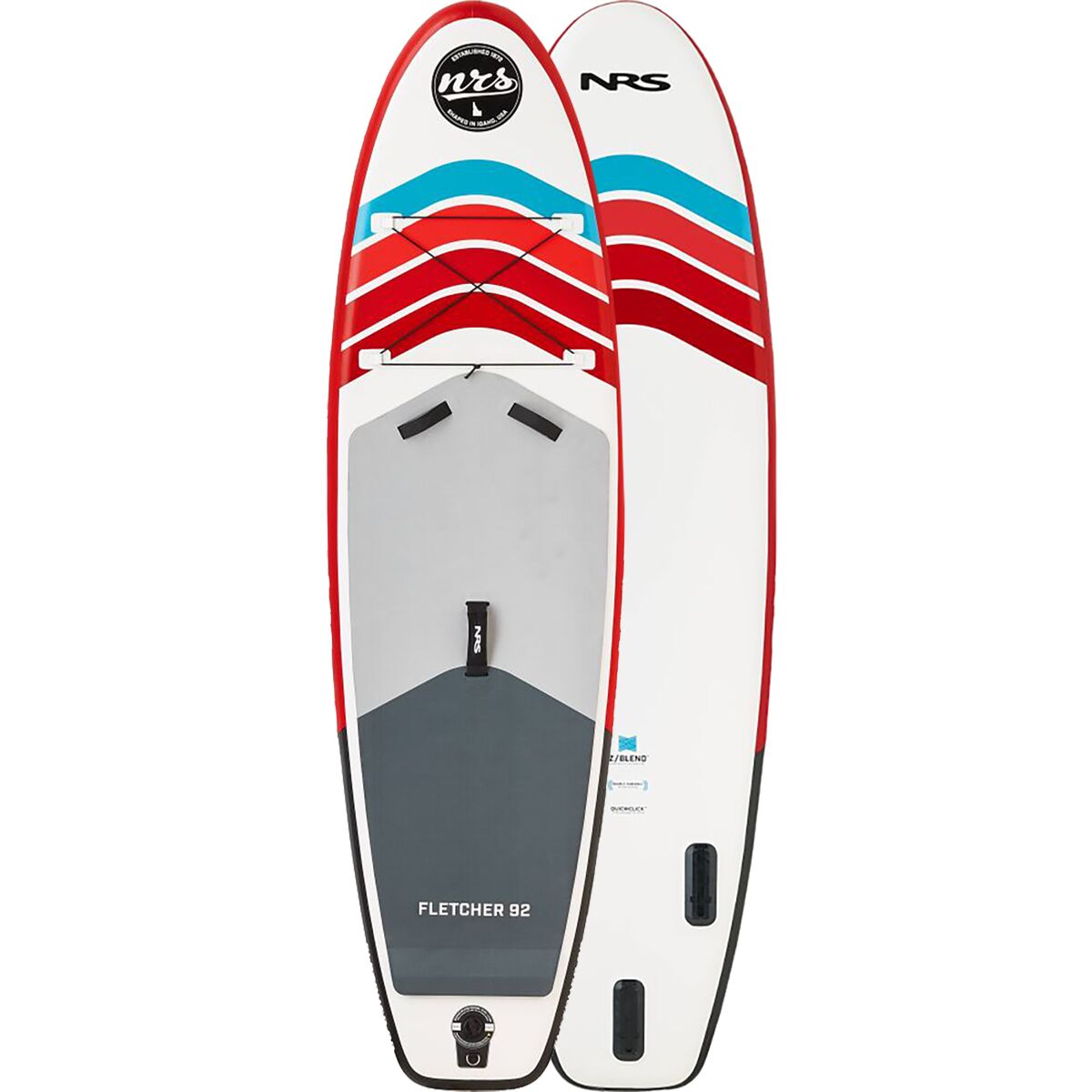 NRS NRS Fletcher 9ft 2in Stand-Up Paddleboard - Kids' White, 110inx30inx5in