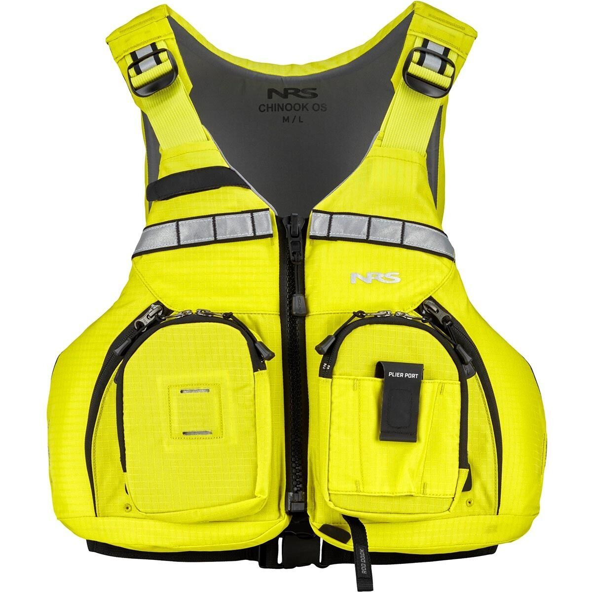 Image of NRS Chinook OS Fishing Personal Flotation Device Citrus, XS/M