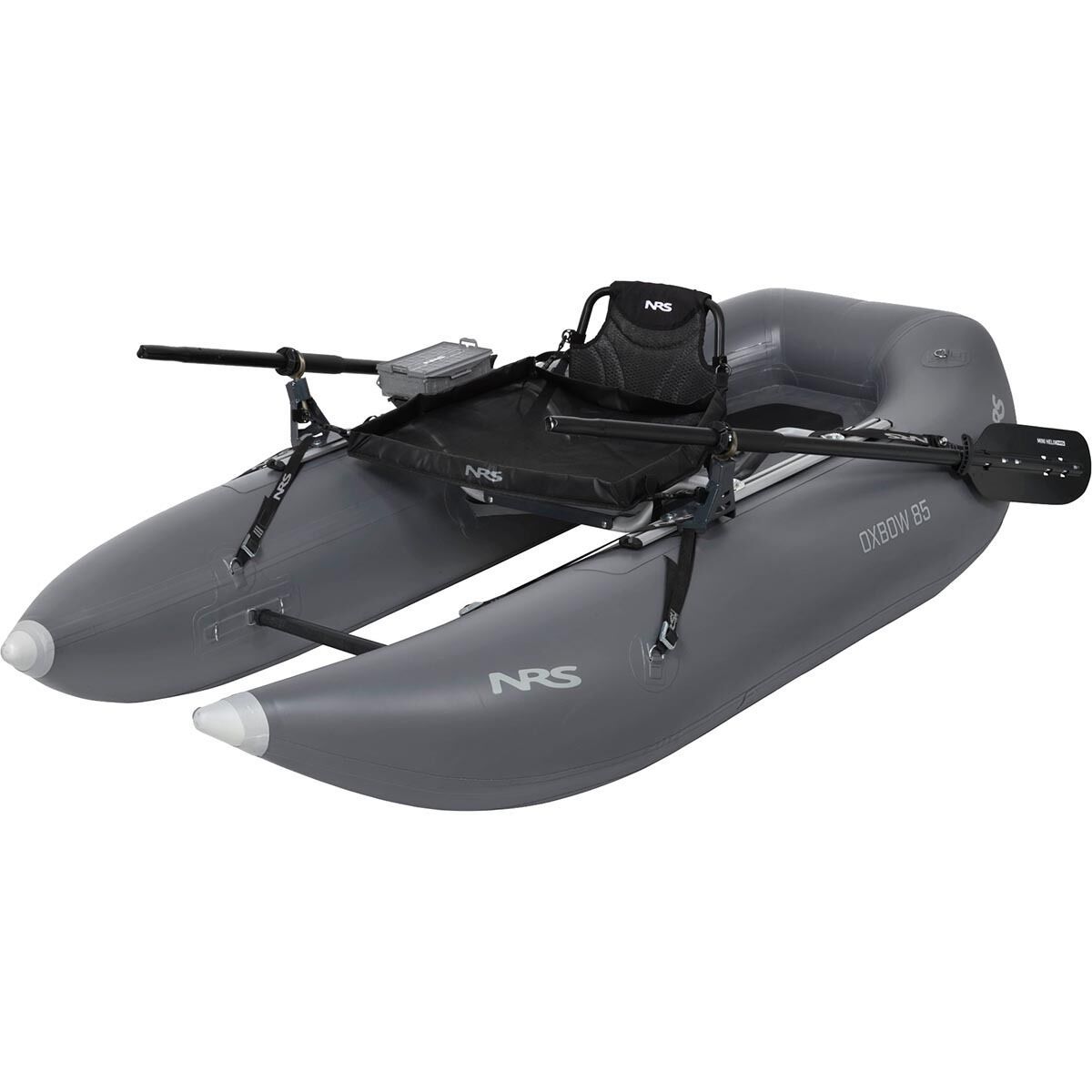 Image of NRS Oxbow 85 Personal Fishing Raft Gray, Raft Package