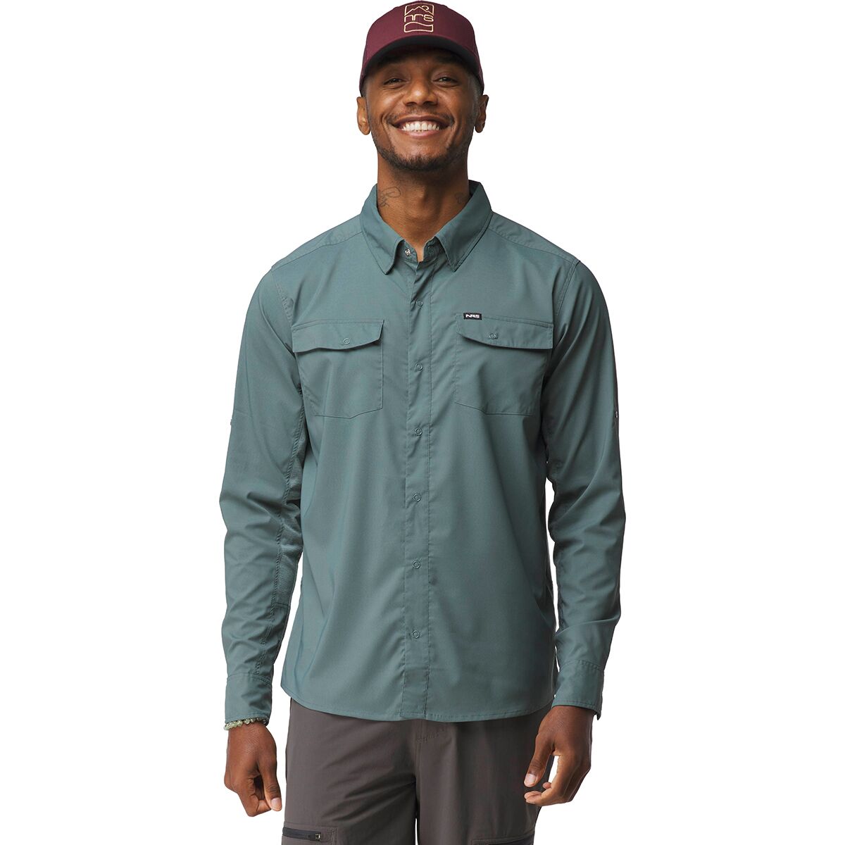 Image of NRS Guide Shirt Long-Sleeve Shirt - Men's Slate, M