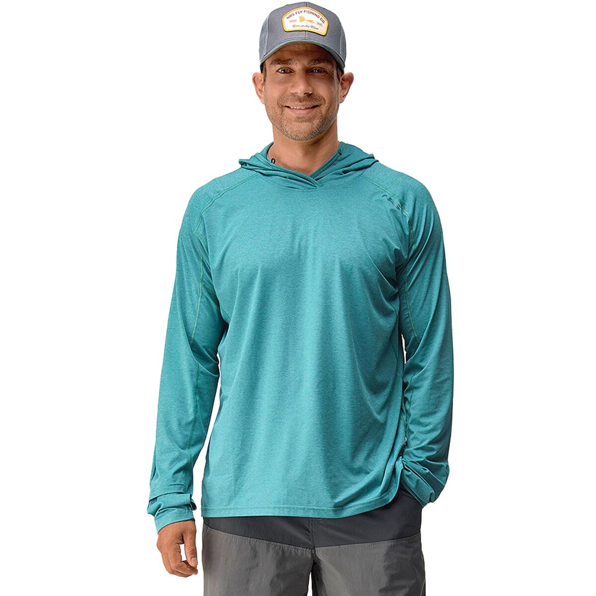 NRS NRS Silkweight Hoodie - Men's Gulfstream, M