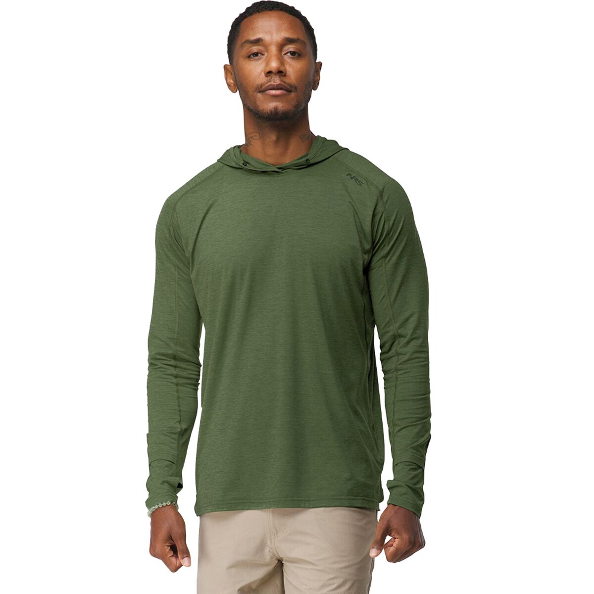 Image of NRS Silkweight Hoodie - Men's Pineneedle, L