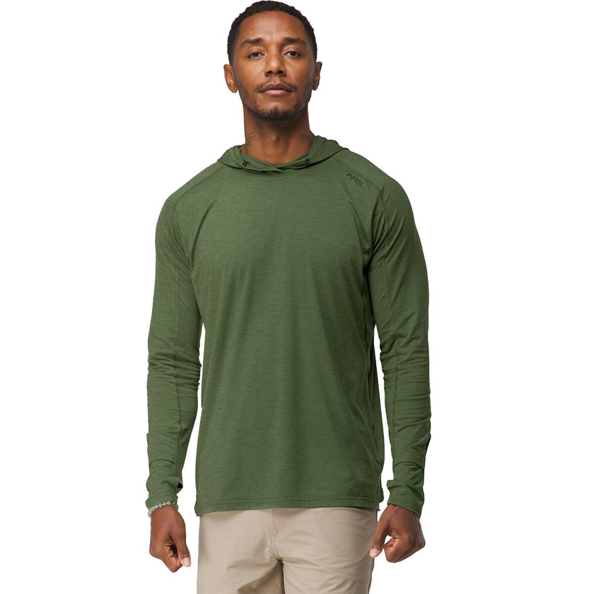 Image of NRS Silkweight Hoodie - Men's Pineneedle, M