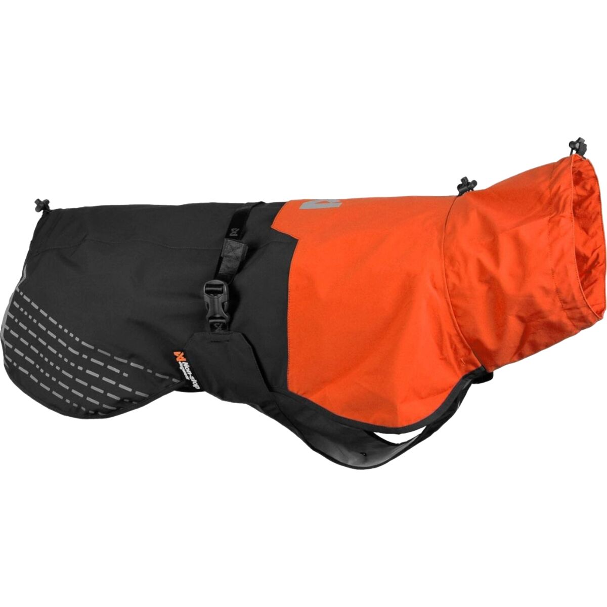 Image of Non-stop Dogwear Fjord Raincoat Black/Orange, 45