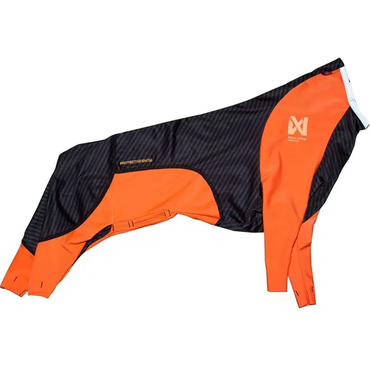 Image of Non-stop Dogwear Protector Snow - Male Black/Orange, L