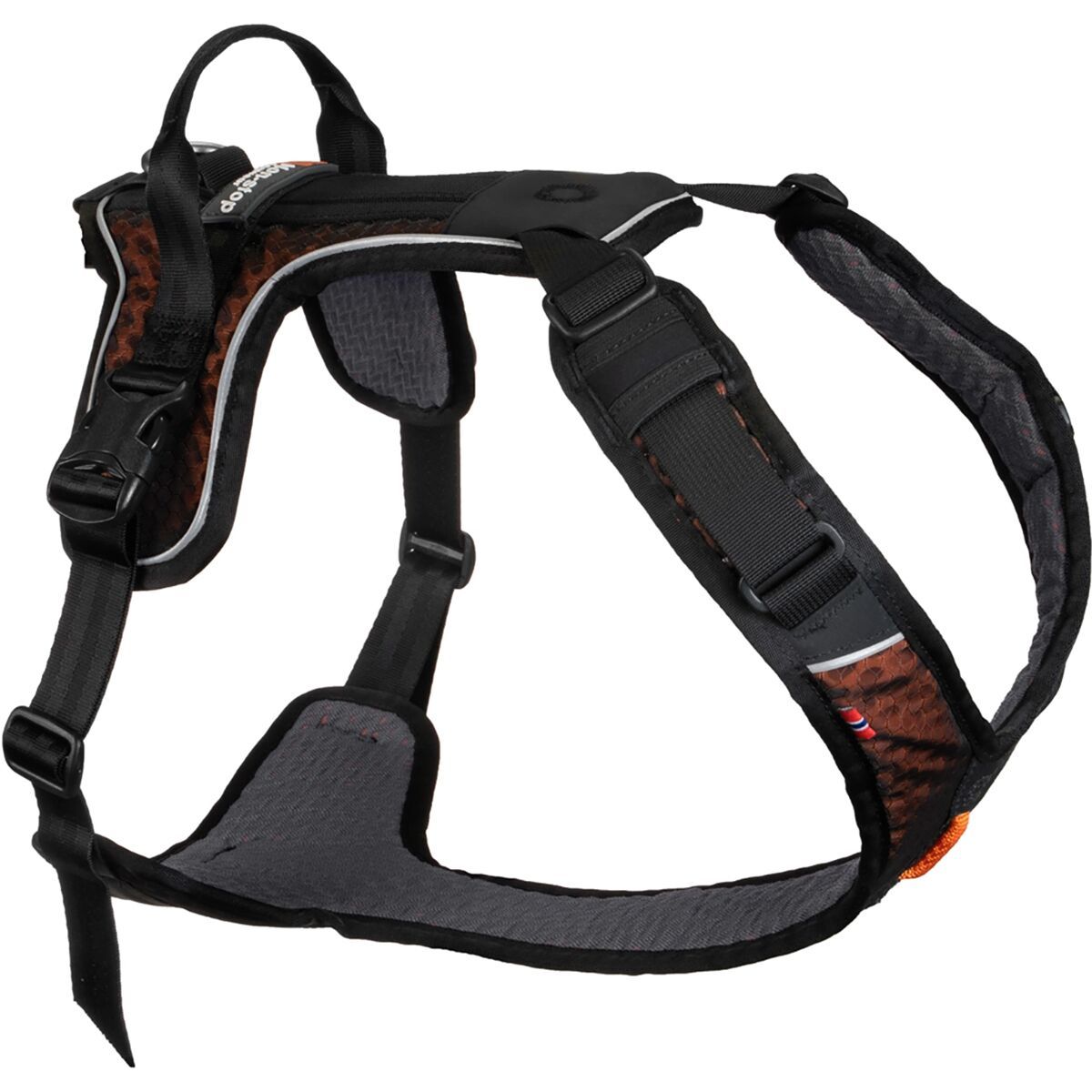 Image of Non-stop Dogwear Rock Harness Black/Orange, S