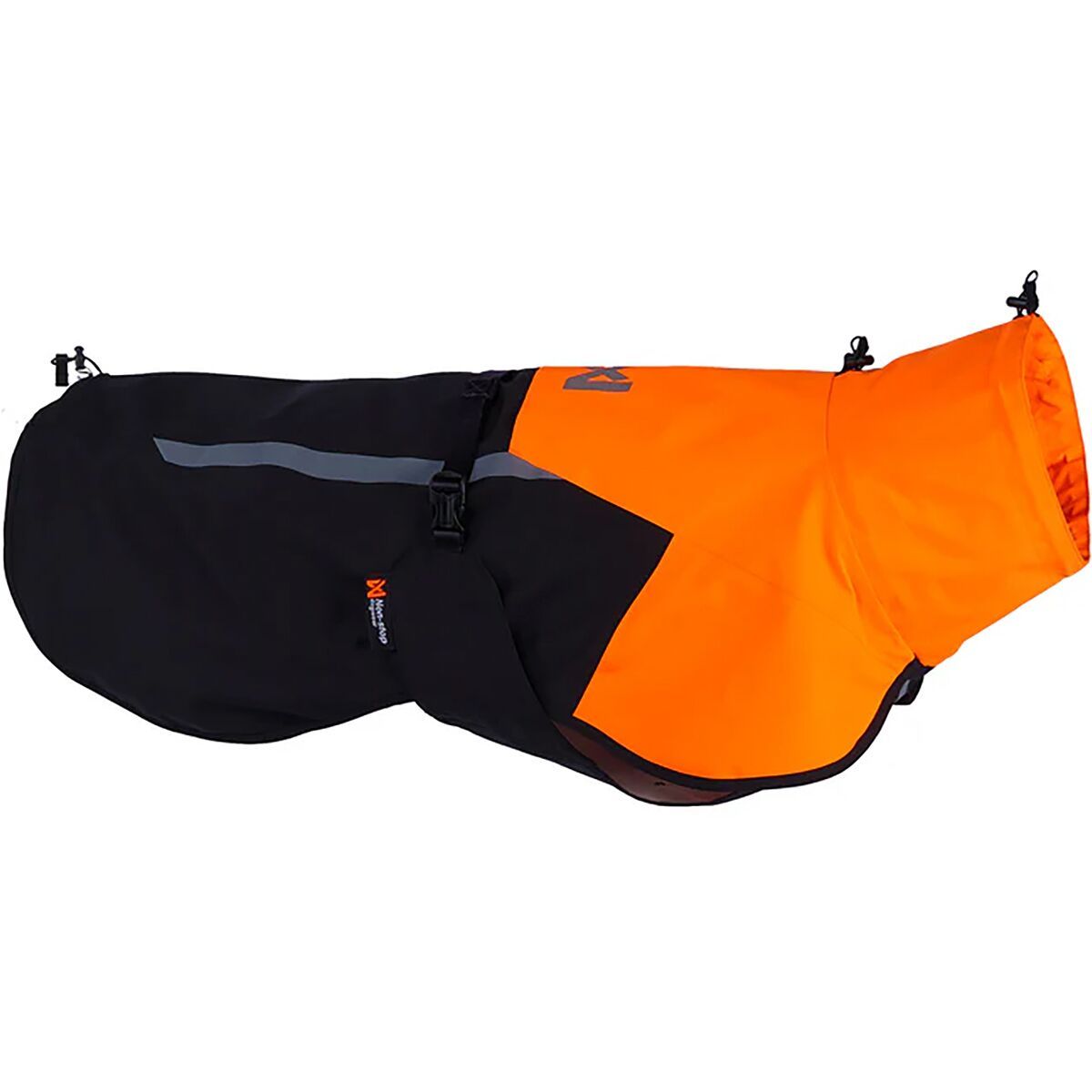 Image of Non-stop Dogwear Fjord Raincoat 2.0 Black/Orange, 50