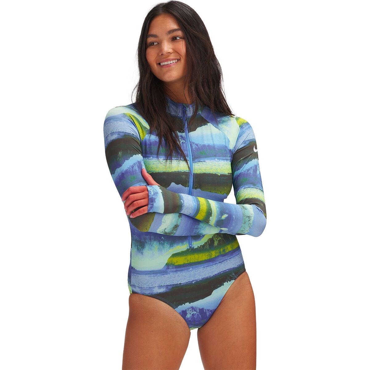 Nike Swim Long-Sleeve One Piece Swim Suit - Women's - Clothing