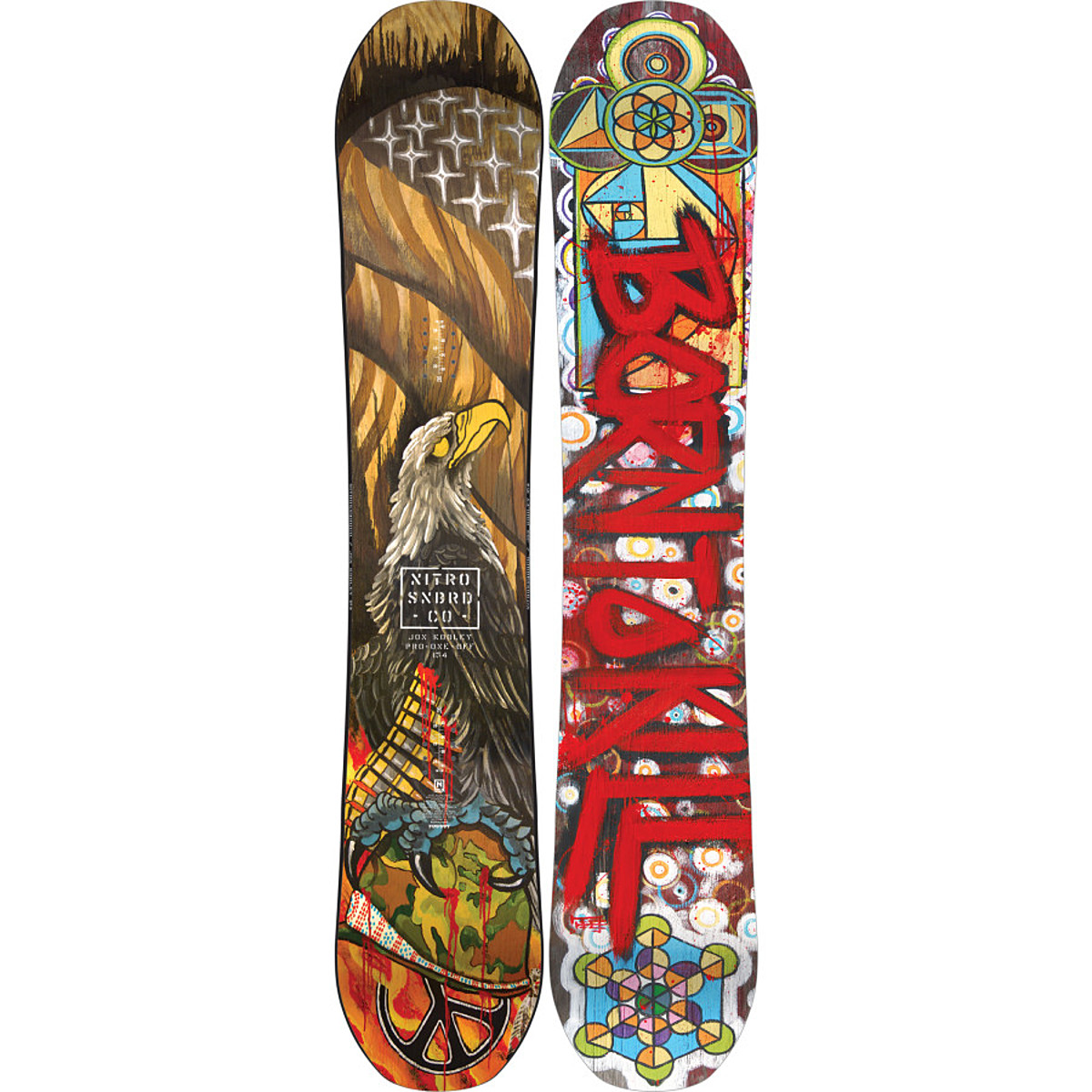 jon snowboard Jones Flagship Pro 2027 The 3D Contour Base starts after the contact point and helps eliminate edge catch and improve turn fluidity while the Triax fiberglass and stringers under the Eco Men's Mountain Twin [PRO] Snowboard