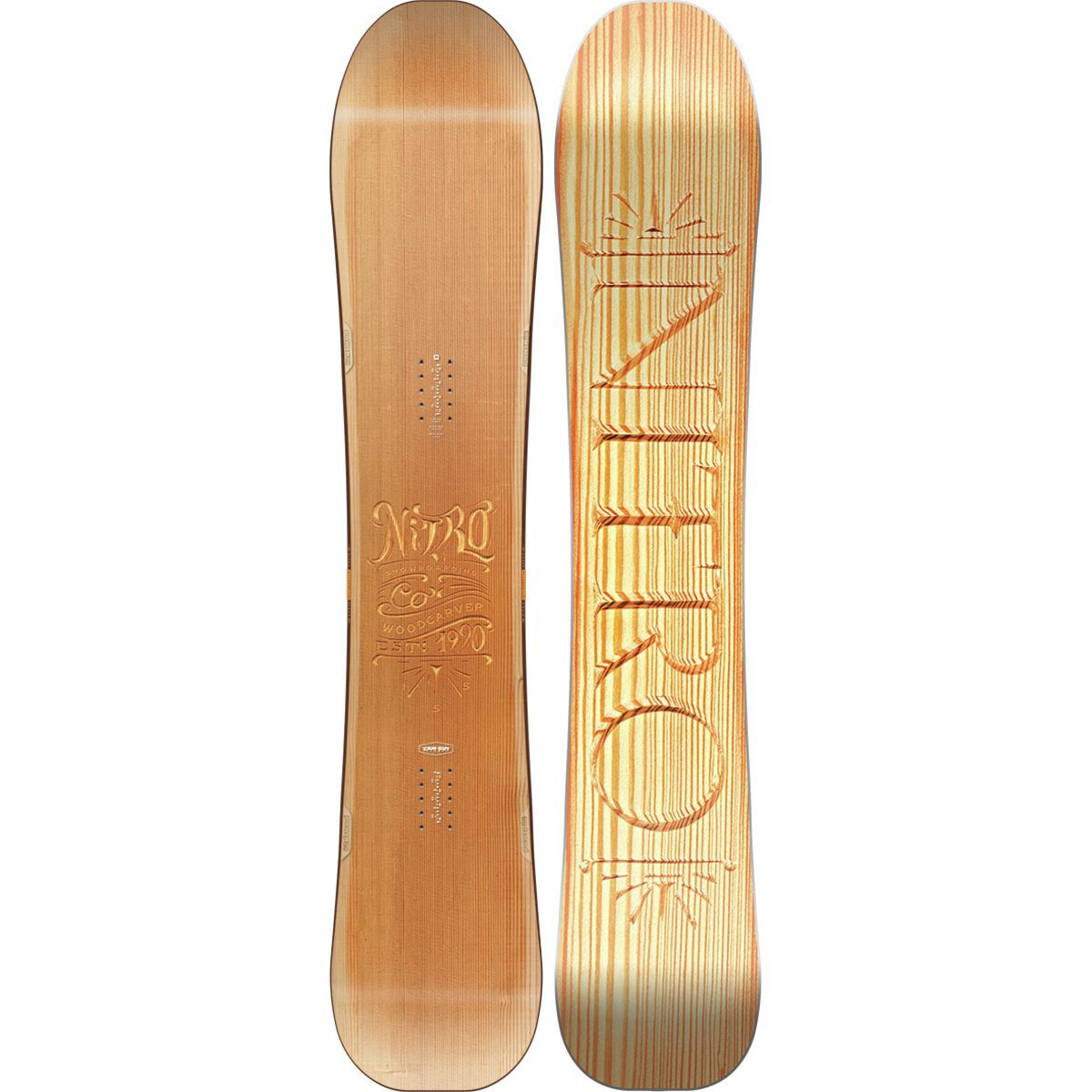 【希少】NITRO WOODCARVER 155 Nitro Woodcarver Snowboard - Snowboard