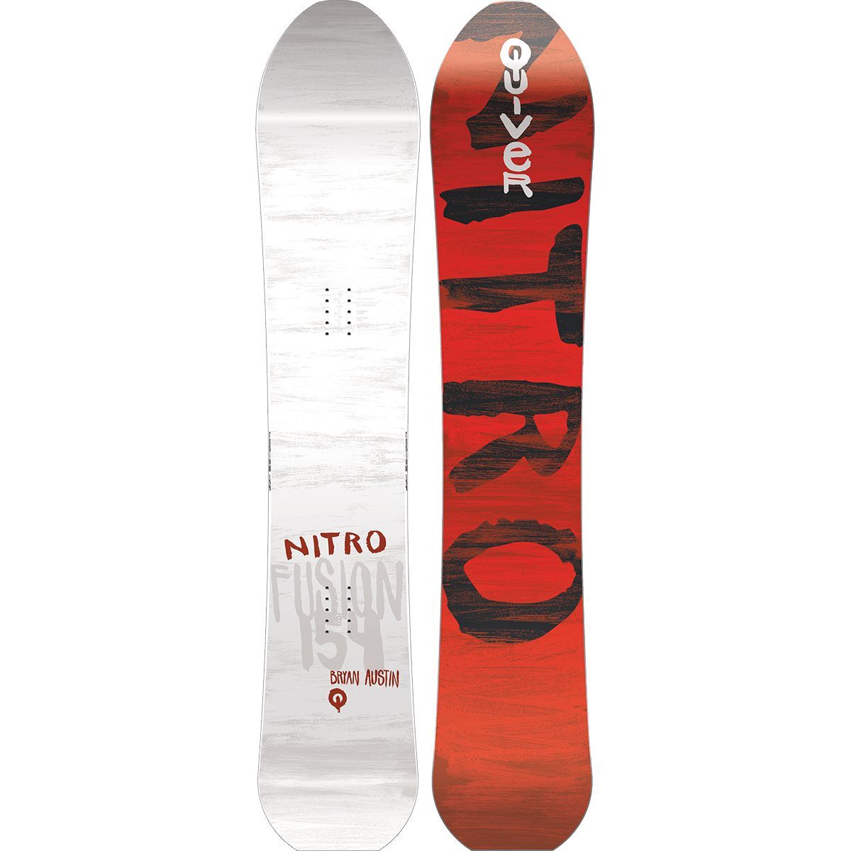 スノーボード NITRO QUIVER FUSION 154cm Nitro Quiver Fusion Snowboard - Snowboard