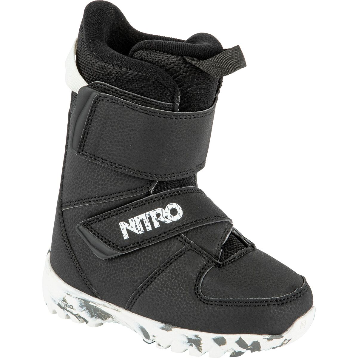 Nitro Rover QLS Snowboard Boot - 2022 - Kids' Black/White/Charcoal