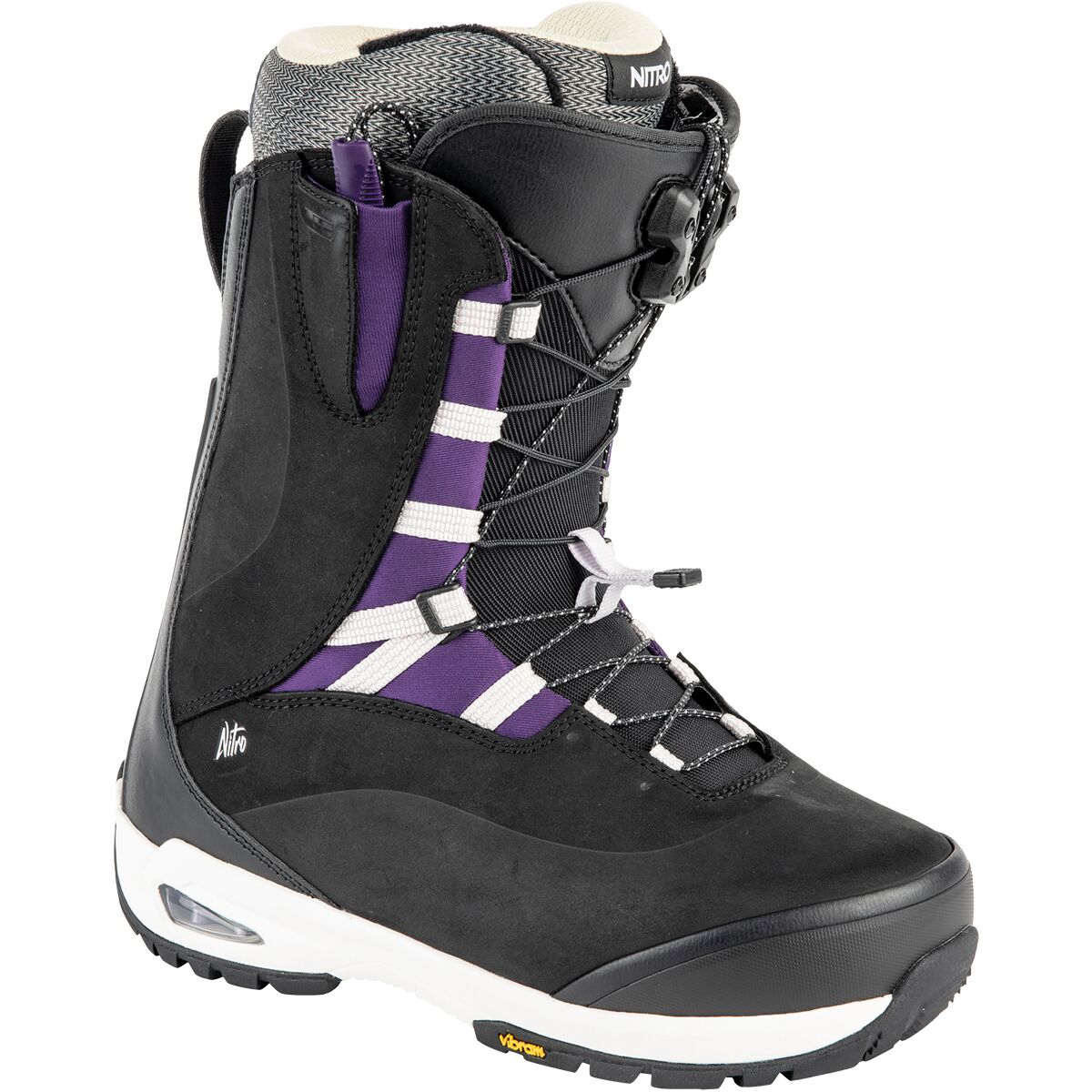 Image of Nitro Bianca TLS Snowboard Boot - 2024 - Women's Black/Purple, 8.5