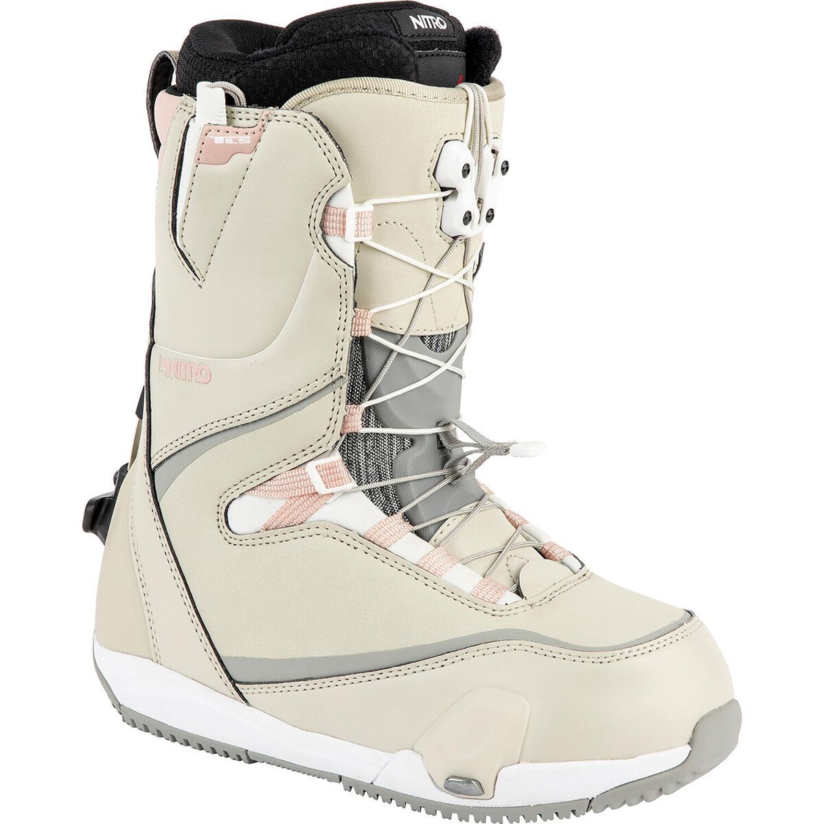 Nitro Cave TLS Step On Snowboard Boot - 2024 - Women's Sand/Rose, 9.5