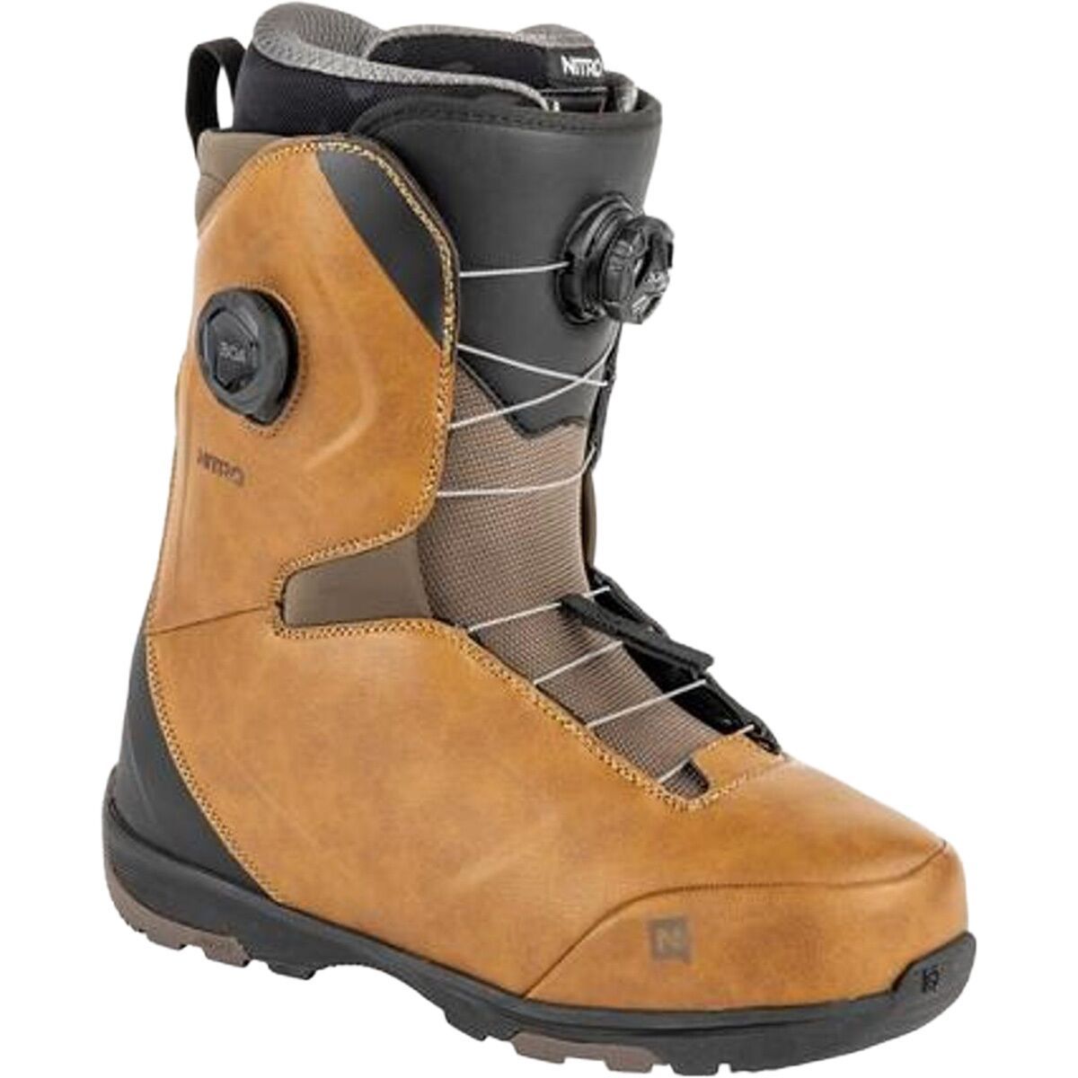 Nitro Club Dual Boa Snowboard Boot - 2024 - Men's Brown, 9.5