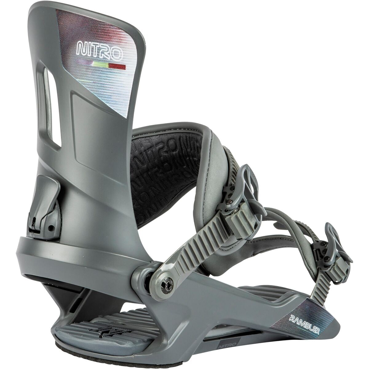 Nitro Rambler Snowboard Binding - 2024 Grey