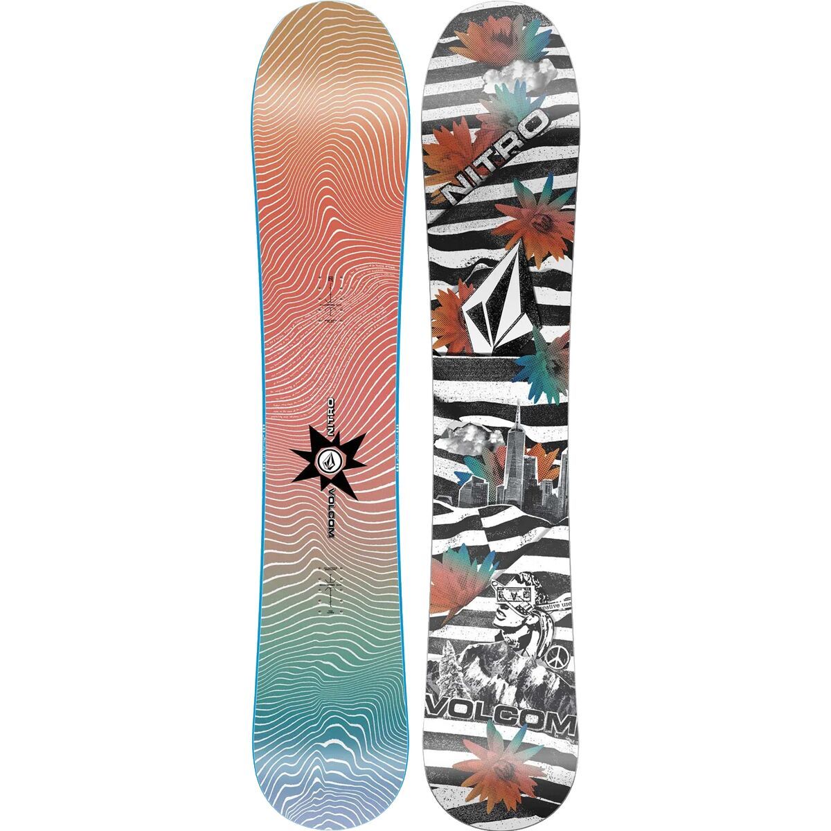 Nitro Alternator X Volcom Snowboard  - 2025 One Color, 160cm