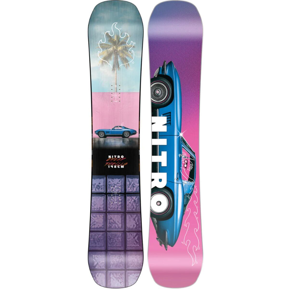 Nitro Cheap Thrills Snowboard  - 2025 One Color, 155cm