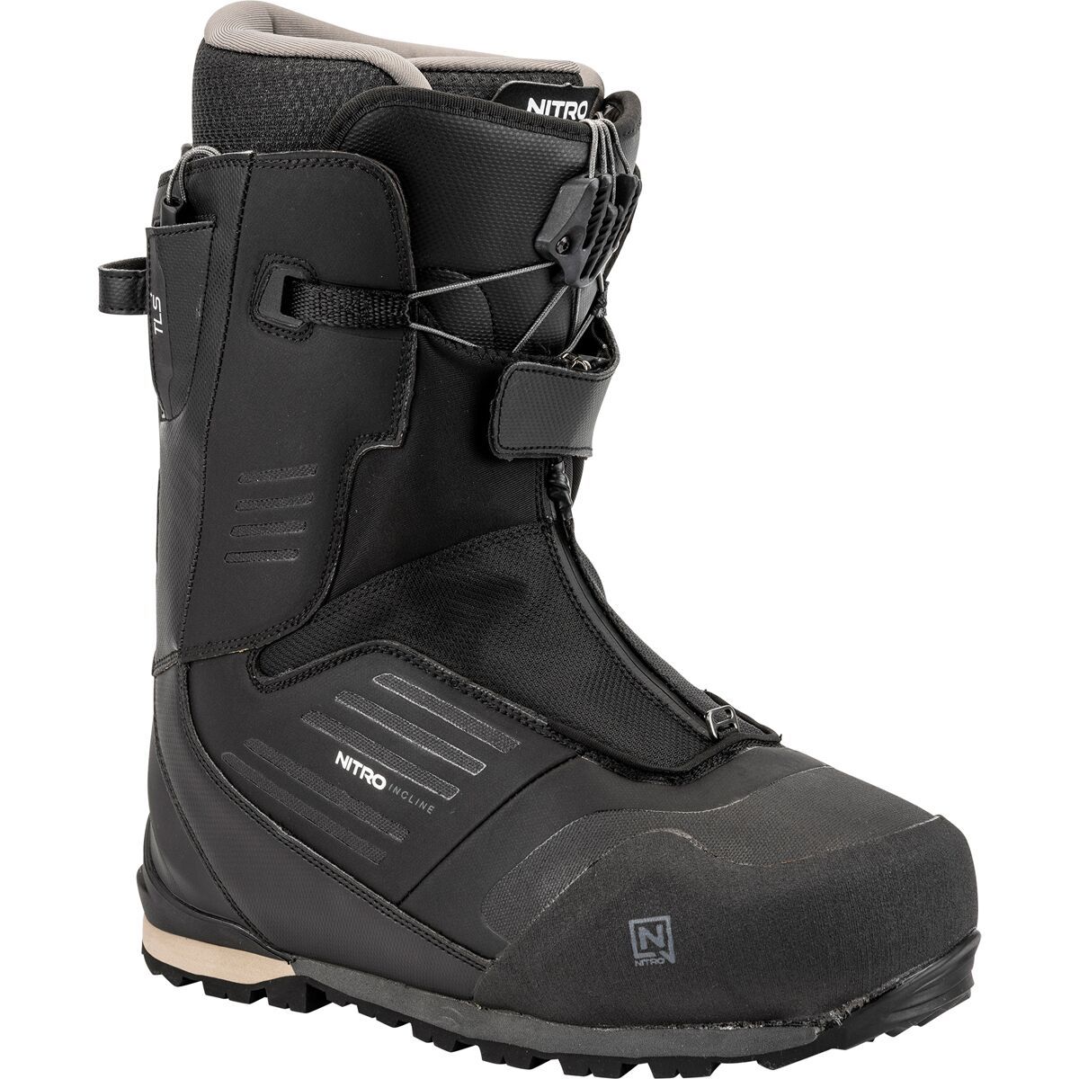 Image of Nitro Incline TLS PowerCord Snowboard Boot - 2025 Black, 9.0